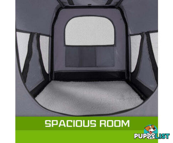 Paw Mate Portable Soft Dog Cage Crate Carrier - V274-PET-3002XL-GY