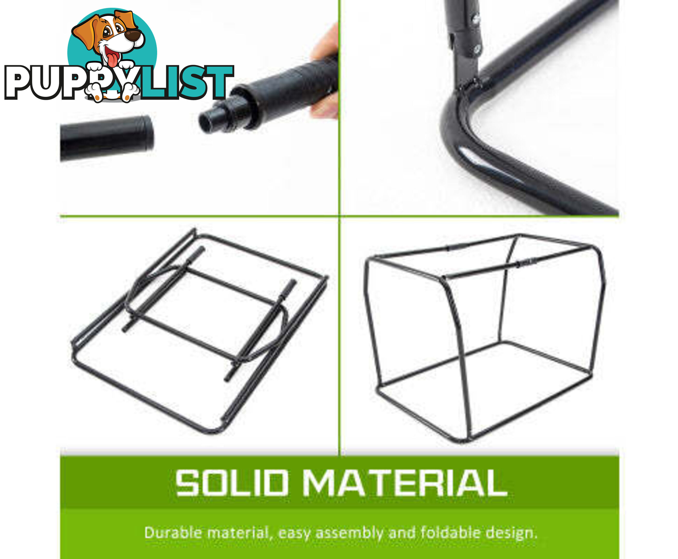 Paw Mate Portable Soft Dog Cage Crate Carrier - V274-PET-3002XL-GY