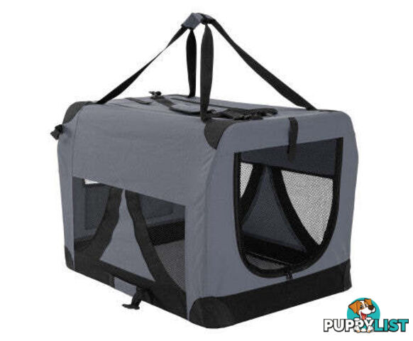 Paw Mate Portable Soft Dog Cage Crate Carrier - V274-PET-3002XL-GY