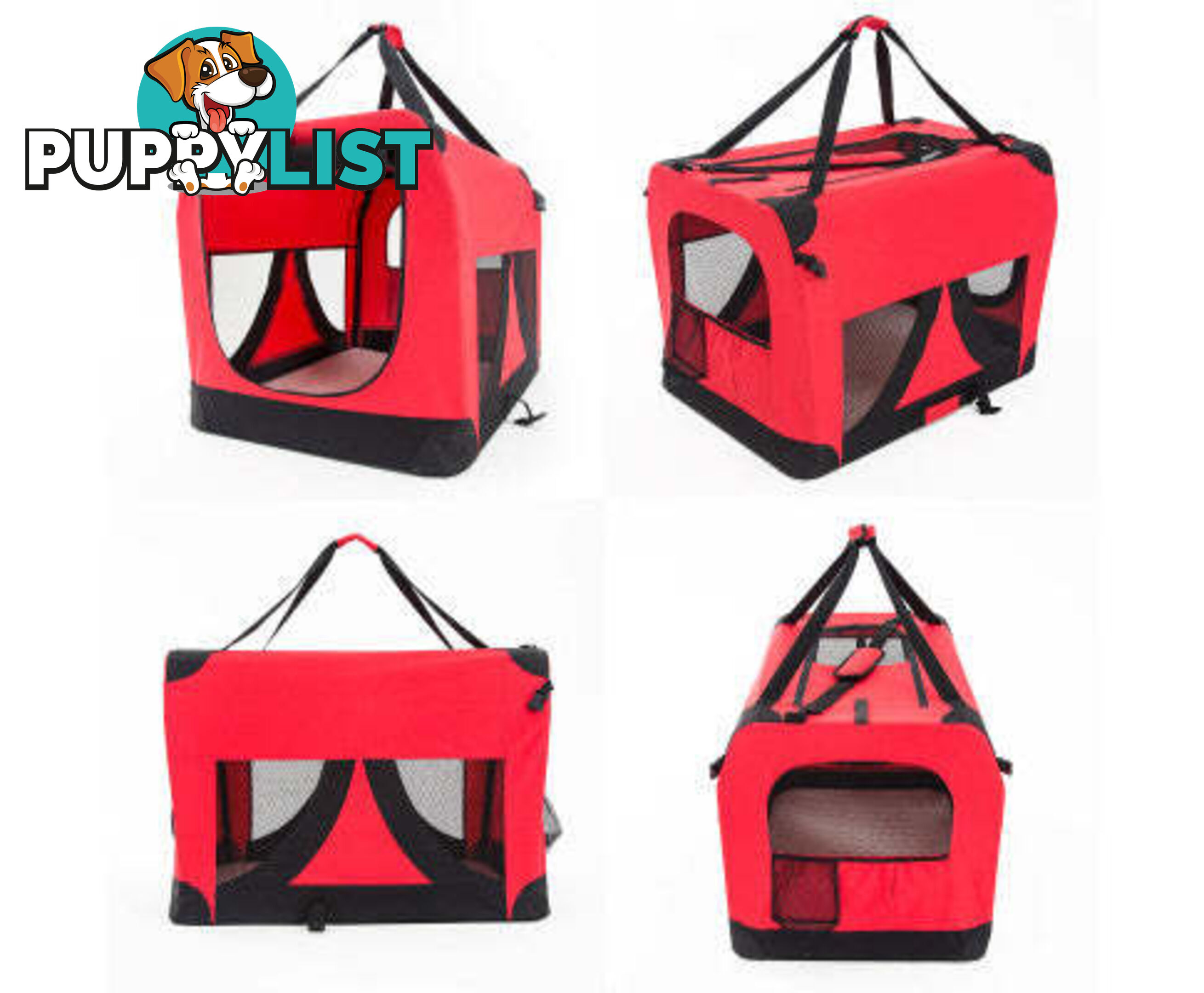 Paw Mate Portable Soft Dog Cage Crate Carrier - V274-PET-3002XL-GY