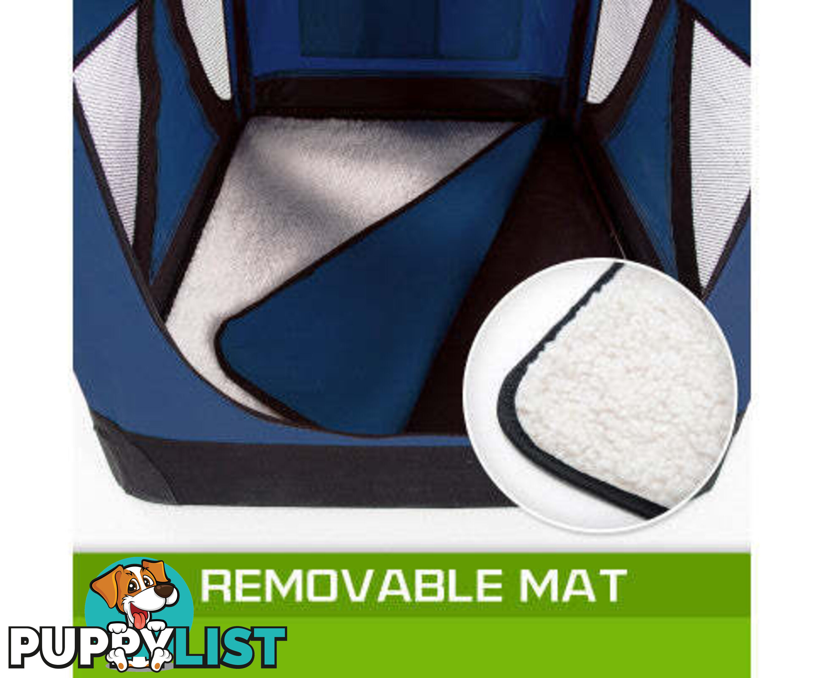 Paw Mate Portable Soft Dog Cage Crate Carrier - V274-PET-3002XL-GY