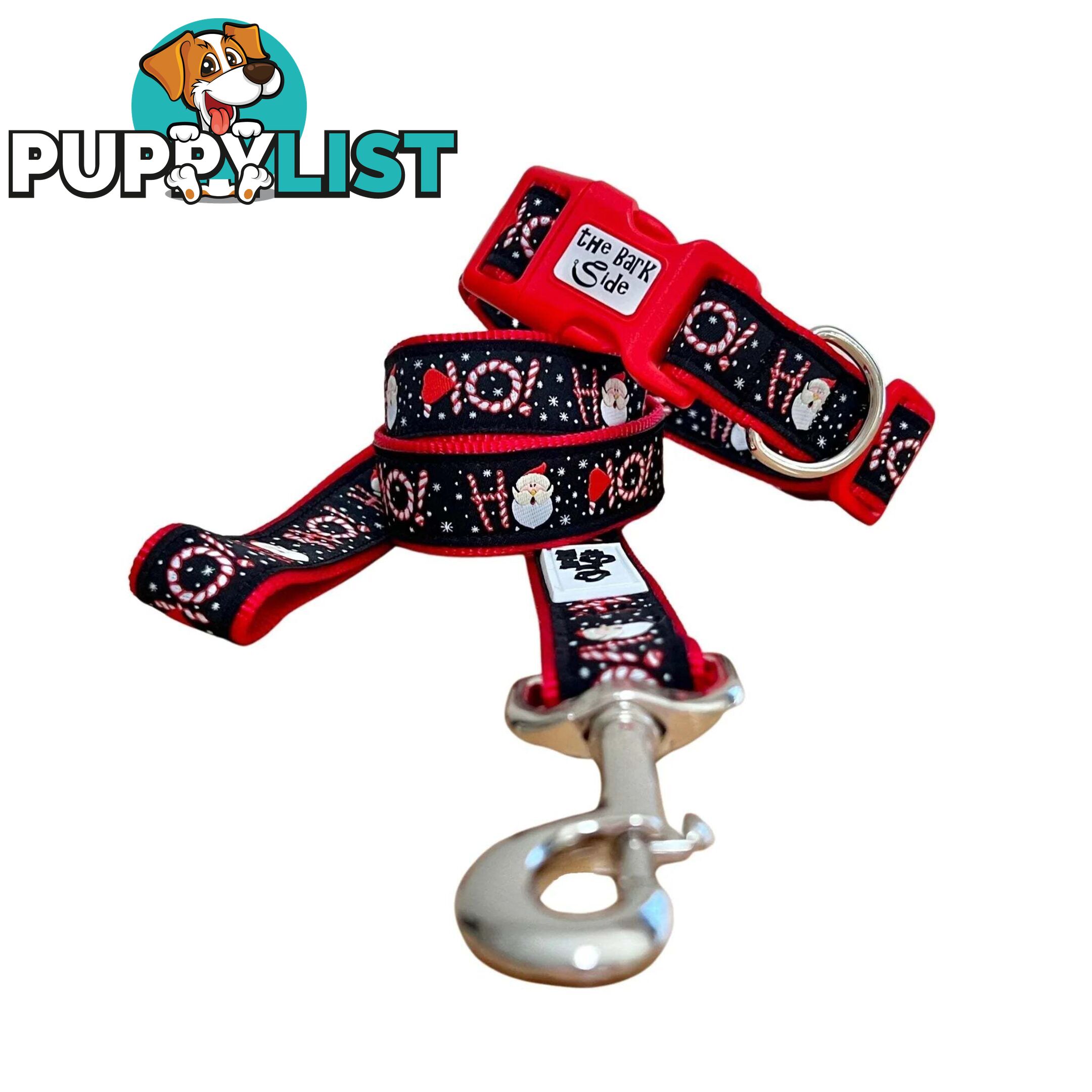 Christmas Dog Lead / Dog Leash - Hand Made by The Bark Side - TBSLDCHRREI201.8