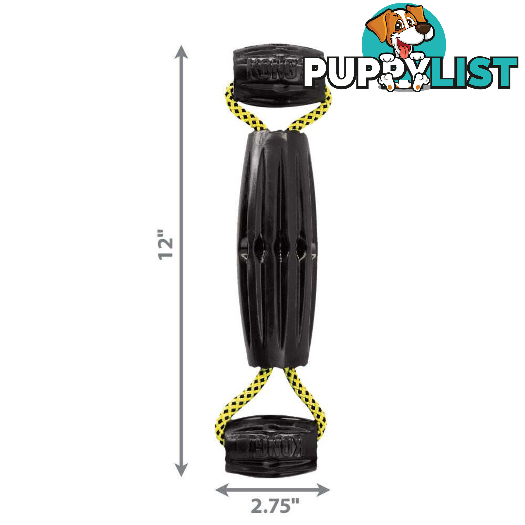 KONG Jaxx Triple Barrel - Dog Rope Toy - WPS-DAK9302