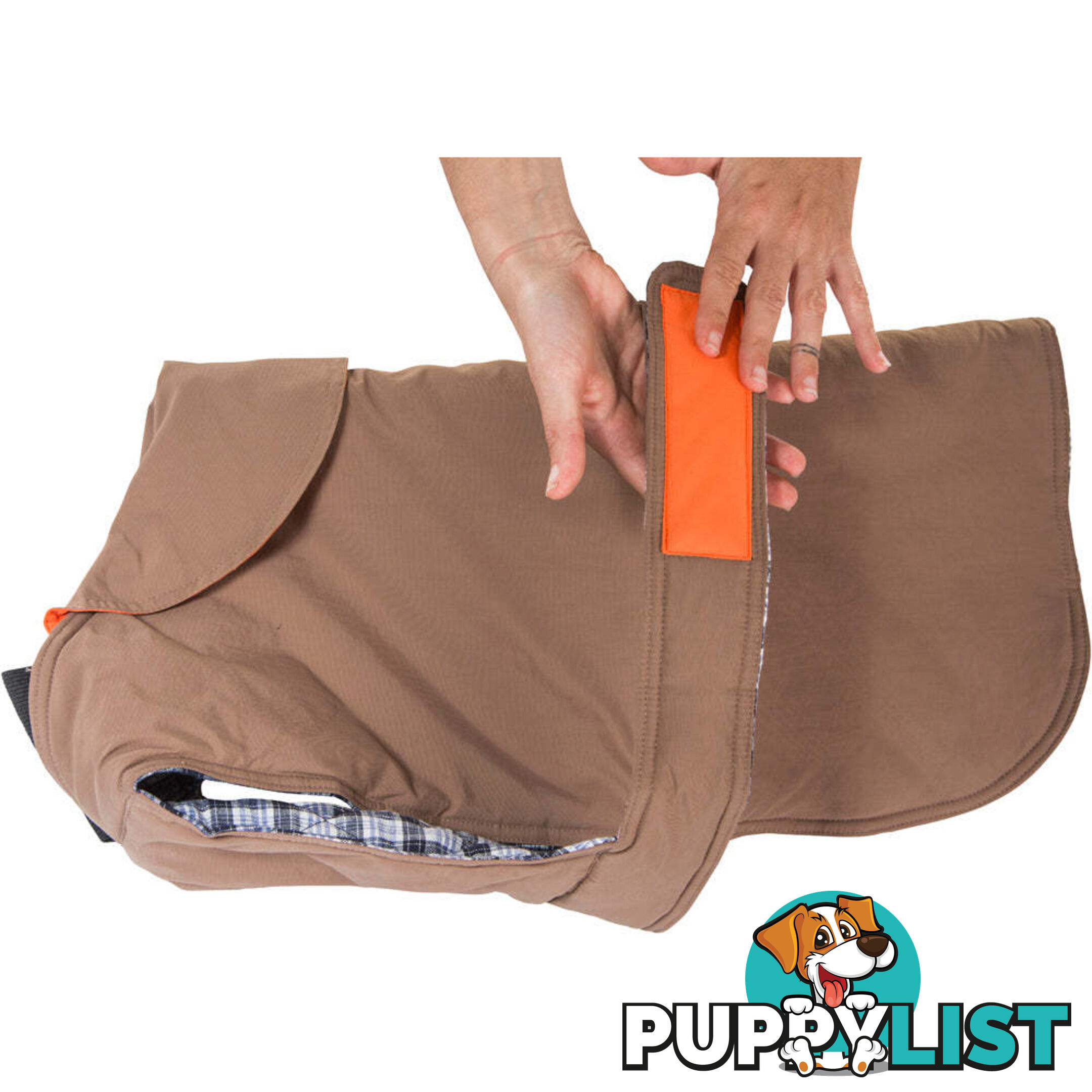 Dog Coat - Brown - 40cm - V208-CSW-40