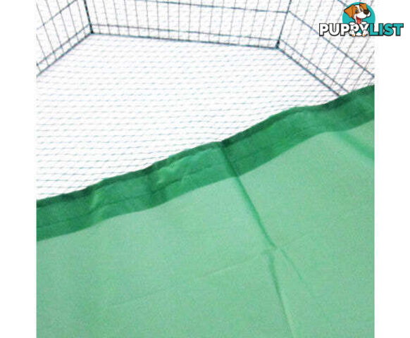 Paw Mate Green Net Cover for Pet Playpen Dog Exercise Enclosure Fence Cage - V274-PET-PPCV36-GN