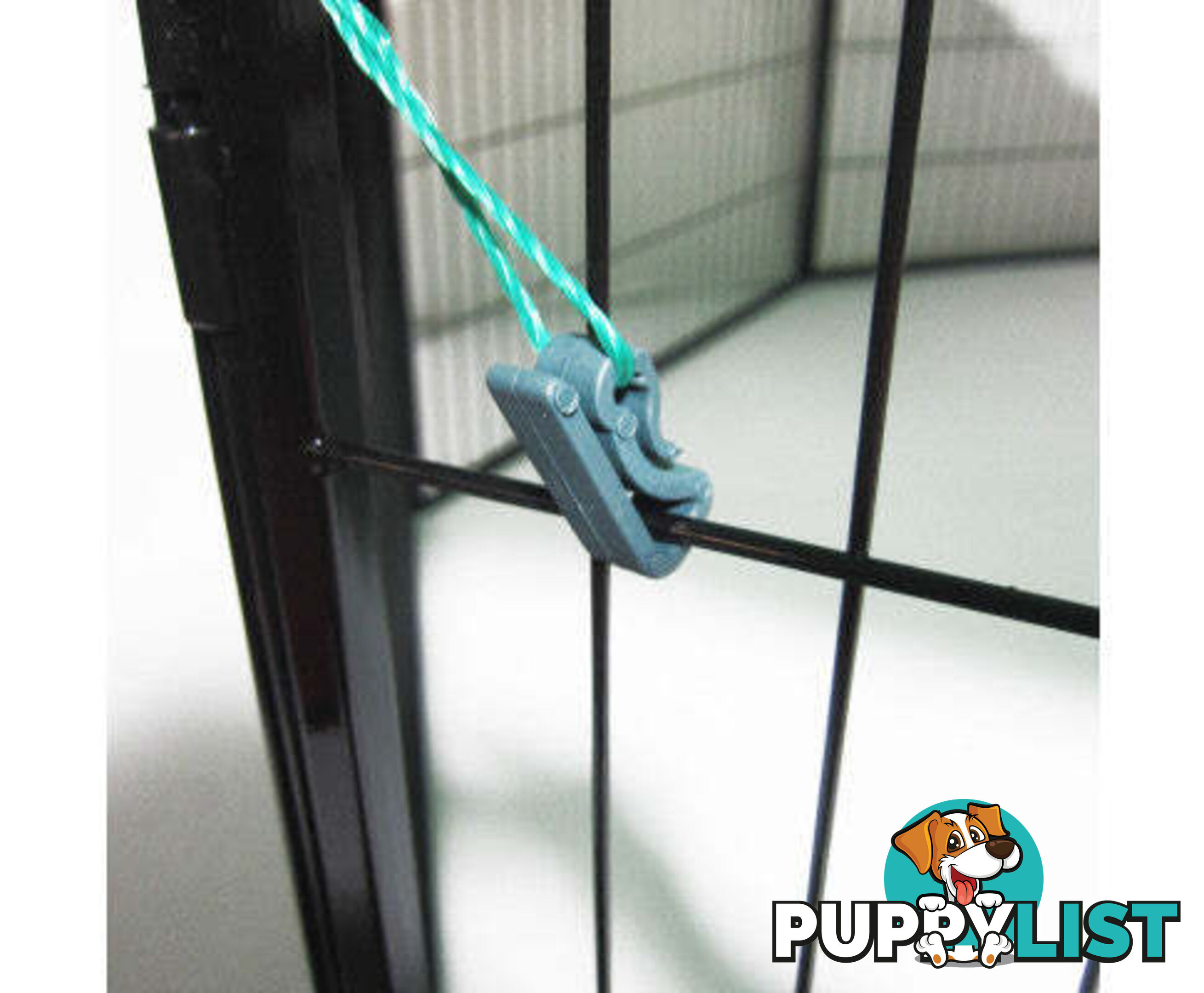 Paw Mate Green Net Cover for Pet Playpen Dog Exercise Enclosure Fence Cage - V274-PET-PPCV36-GN
