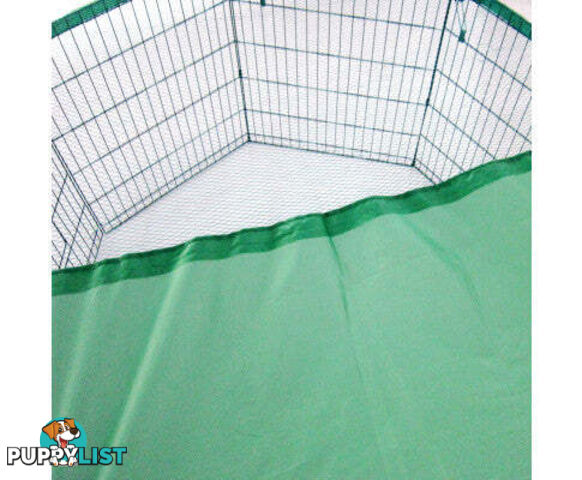 Paw Mate Green Net Cover for Pet Playpen Dog Exercise Enclosure Fence Cage - V274-PET-PPCV36-GN