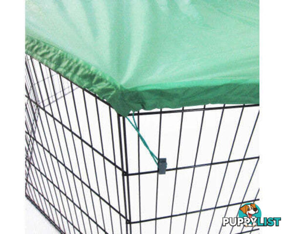 Paw Mate Green Net Cover for Pet Playpen Dog Exercise Enclosure Fence Cage - V274-PET-PPCV36-GN