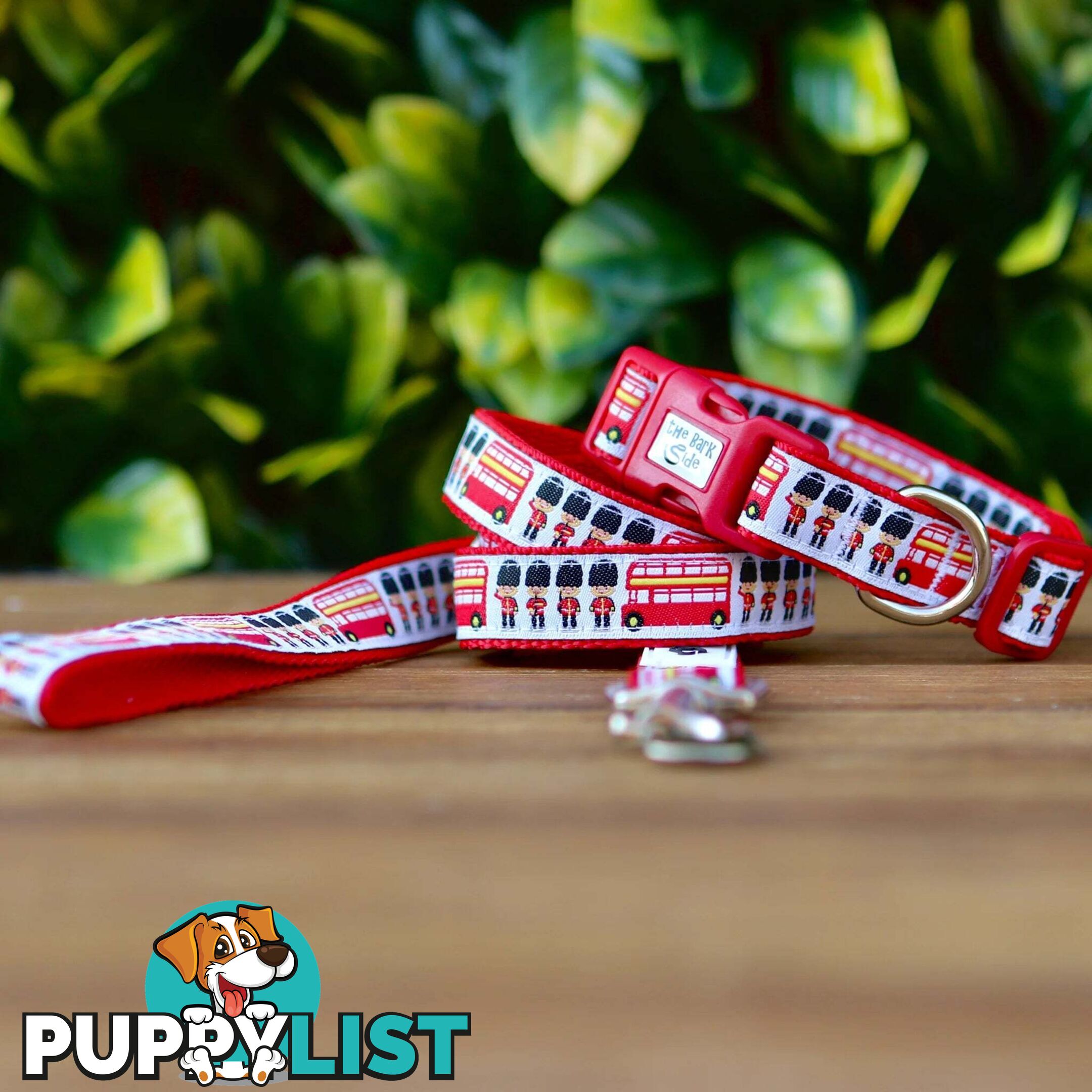 London Themed Dog Lead / Dog Leash - Hand Made by The Bark Side - TBSLDLONBLK201.8