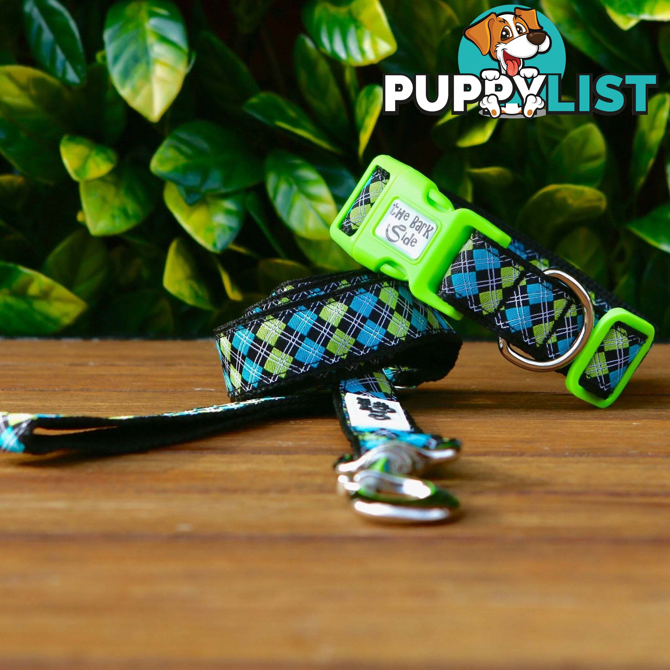 Tartan Dog Lead / Dog Leash - Hand Made by The Bark Side - TBSLDTARGRN251.8