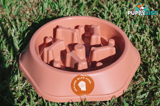 Slow Feeder Bowl - Explore with Paws - EWPSLOBOWYEL
