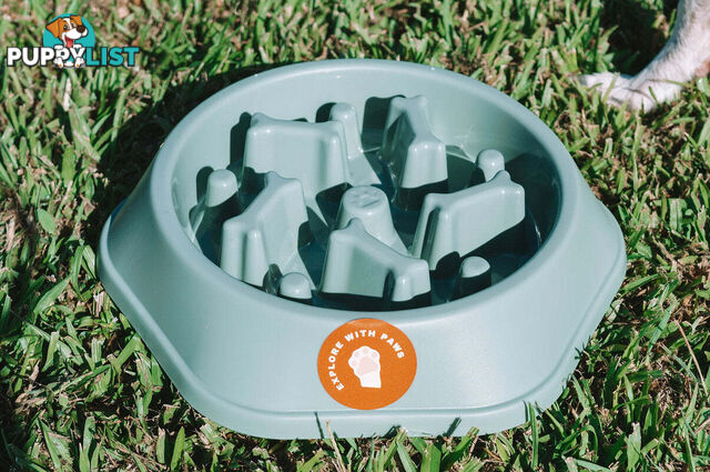 Slow Feeder Bowl - Explore with Paws - EWPSLOBOWYEL