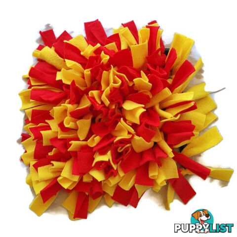 Snuffle Mats - Premium Heavy Duty Rubber Based - Pet Treat Play - Calms Anxiety - Slow Feeder - SNUFFLE-MED-PUNA