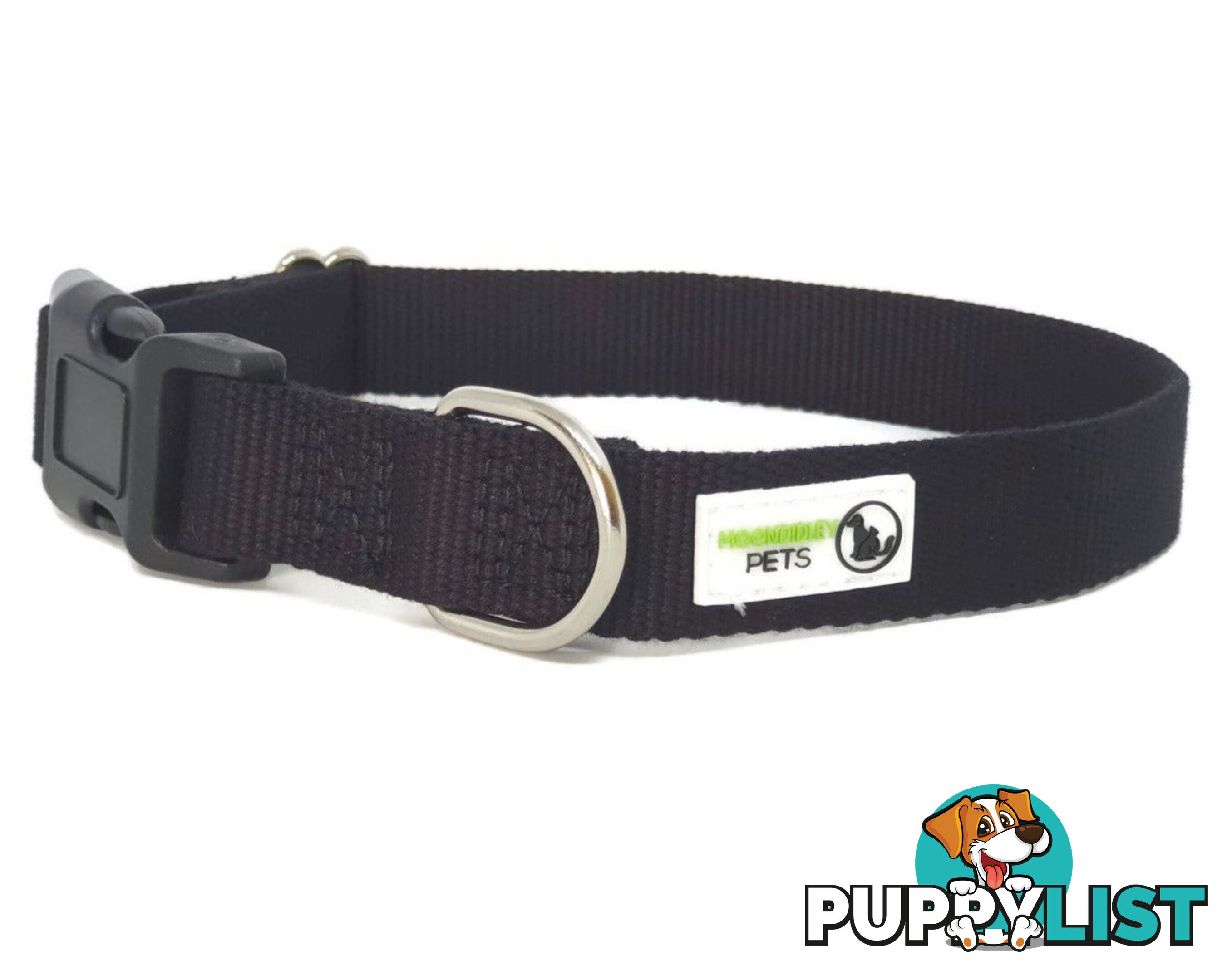 100% Pure Bamboo Fibre Dog Collar Plastic Buckle - Moondidley Pets - MDPCOLBAMSRED