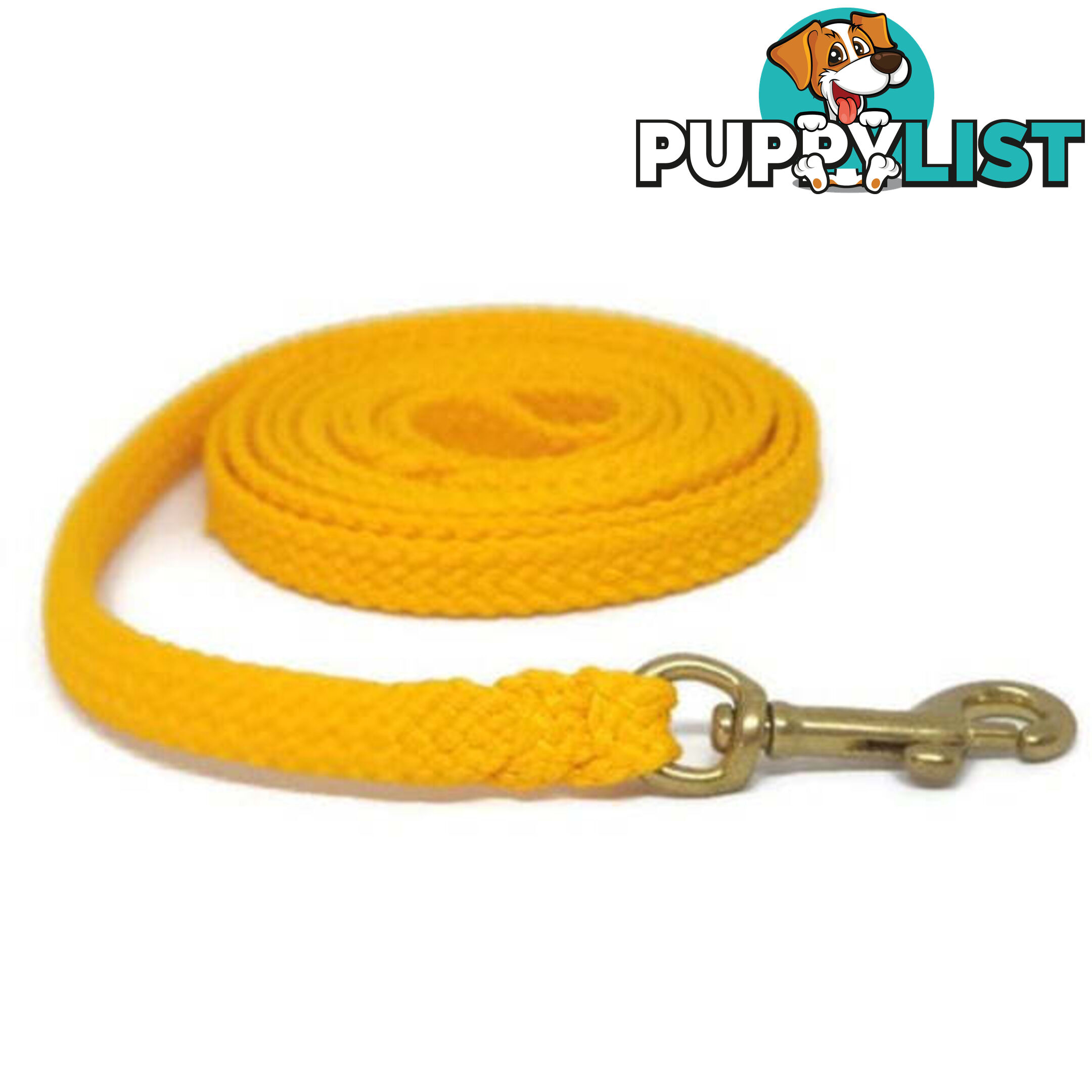 1.8m to 10m Long Dog Lead No Stitching Tough Yarnix 10mm Wide - YNXLD10-5-BK-SS