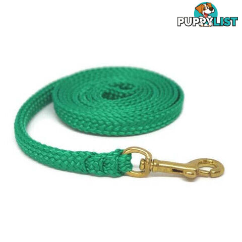 1.8m to 10m Long Dog Lead No Stitching Tough Yarnix 10mm Wide - YNXLD10-5-BK-SS