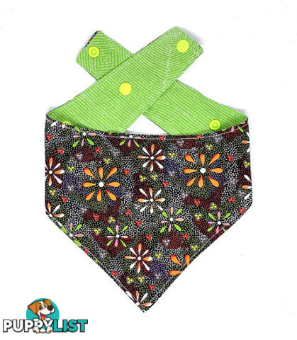 #4 Daisy Reversible Pet Bandana - Octavia's Pup Shop - OCTBAN4-DAI-LRG