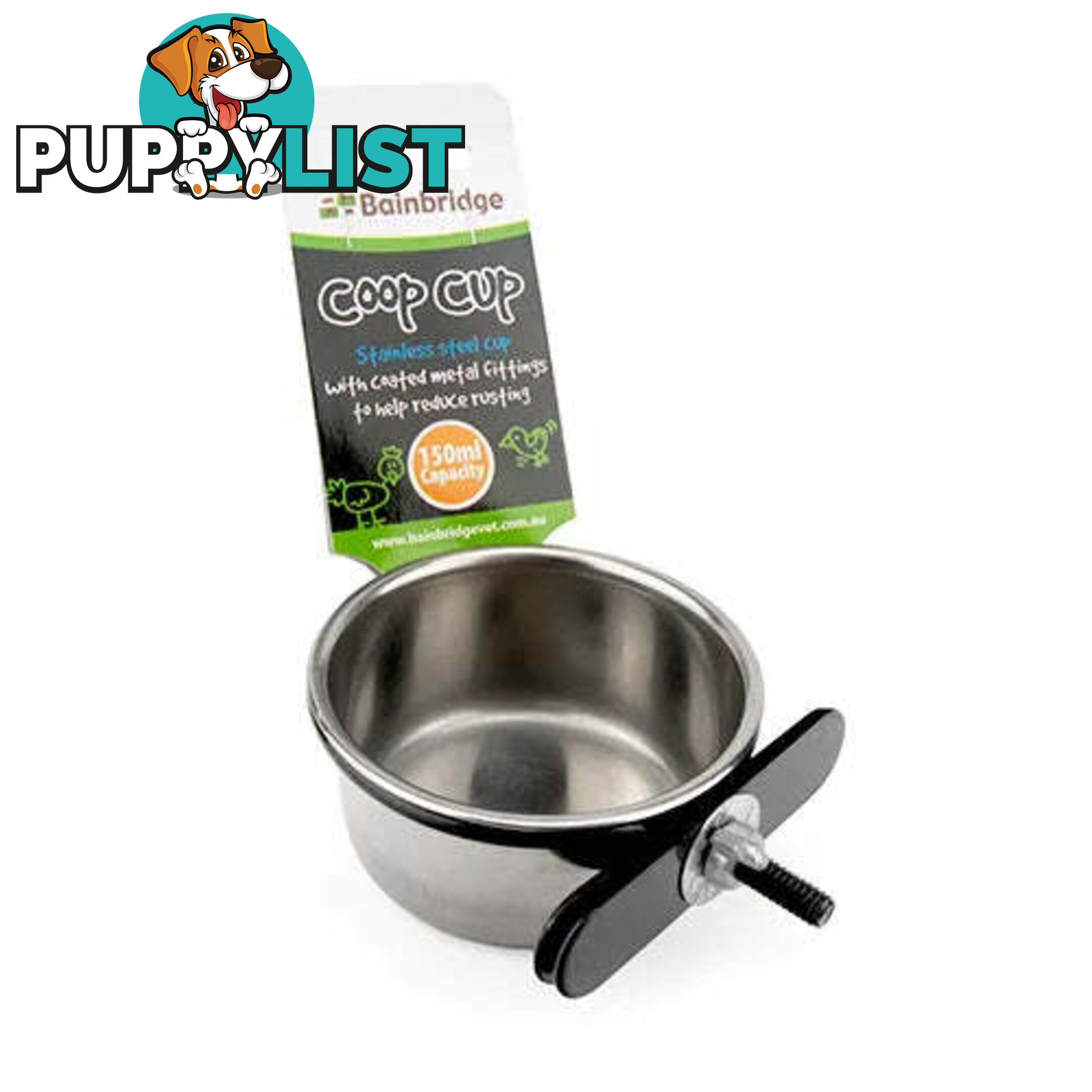 COOP CUP WITH CLAMP HOLDER - BAINBRIDGE - BB-A7087