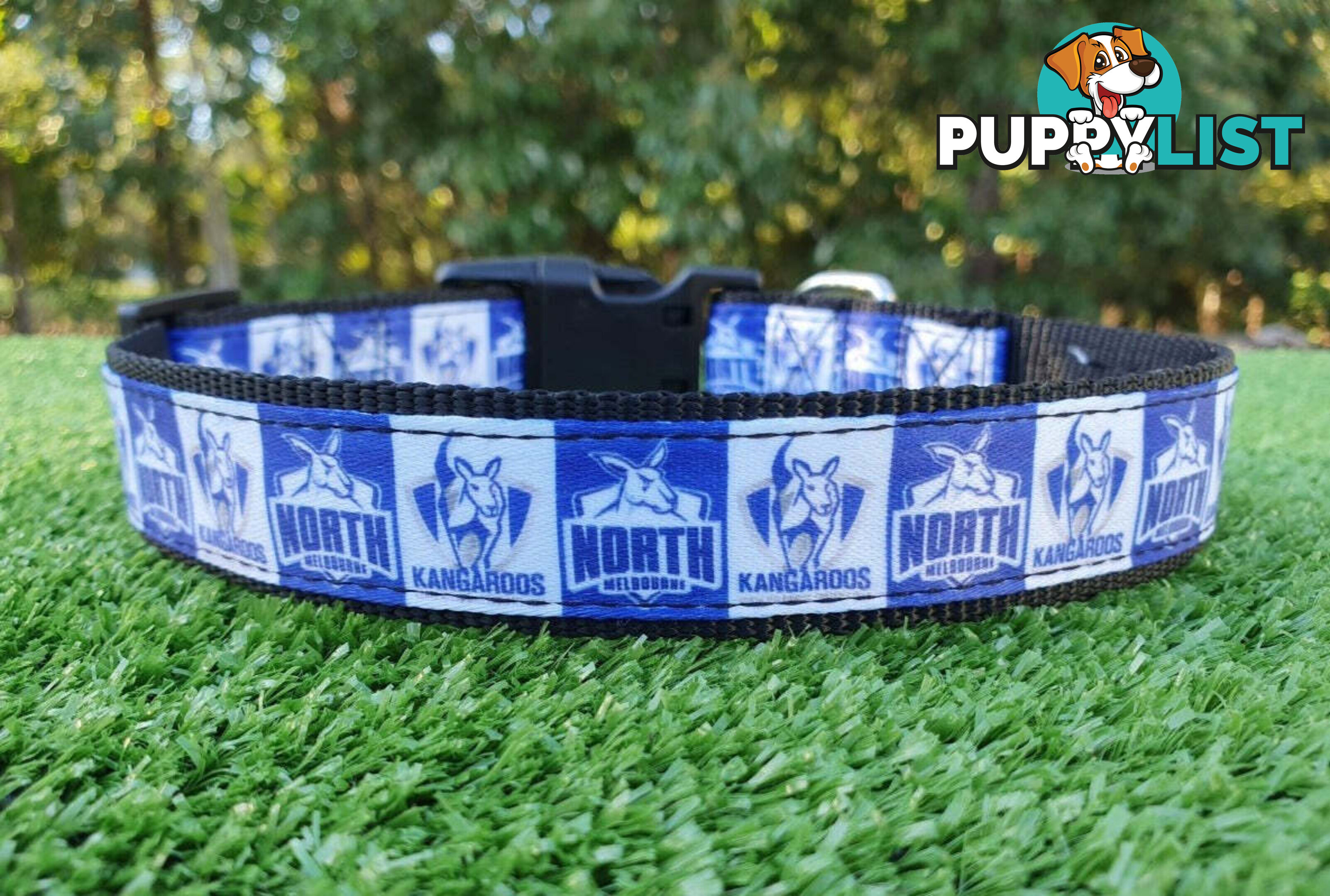 AFL Dog Collars, Footy - Aussie Rules - Moondidley Pets - MDPCOLAFLSEB