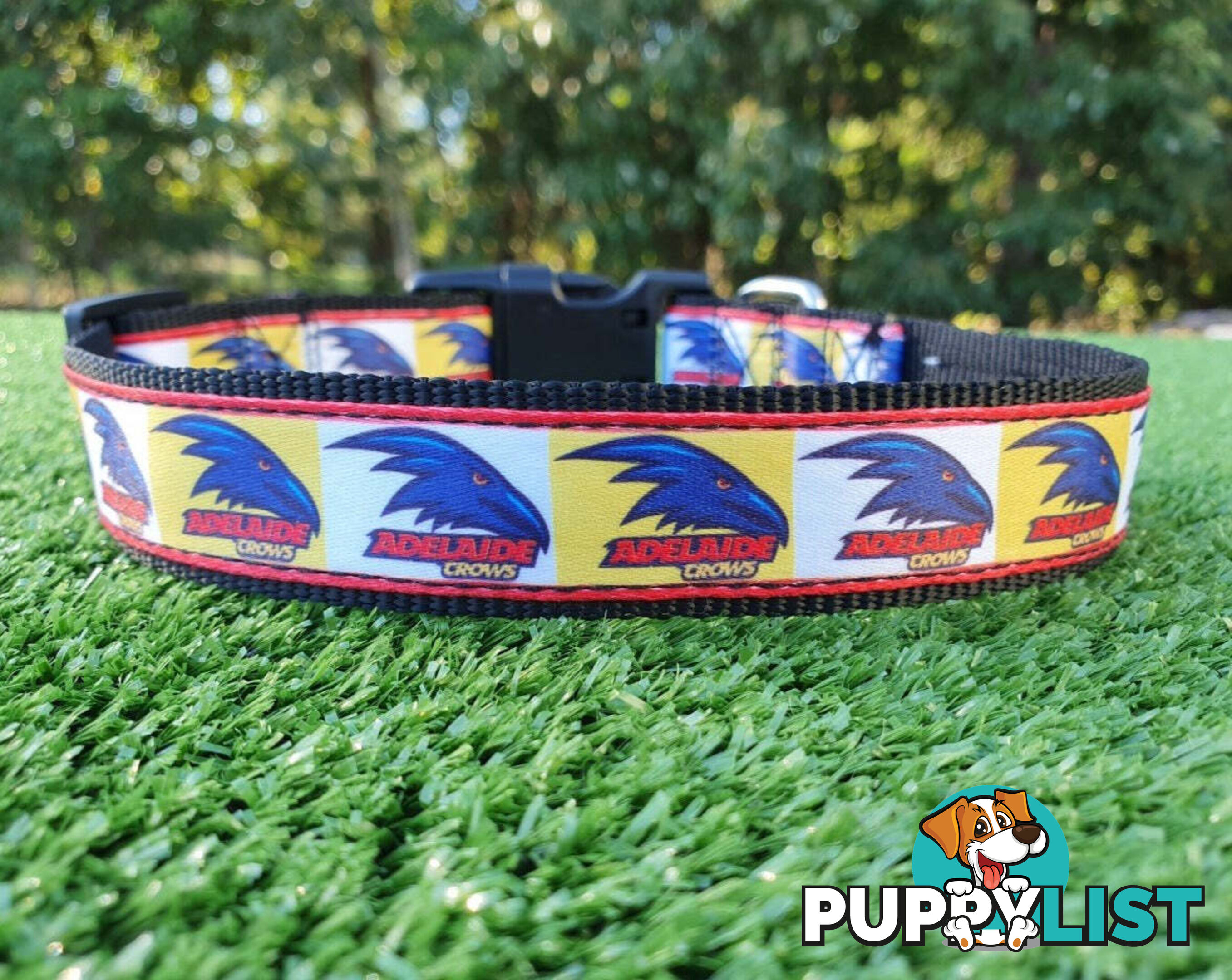 AFL Dog Collars, Footy - Aussie Rules - Moondidley Pets - MDPCOLAFLSEB