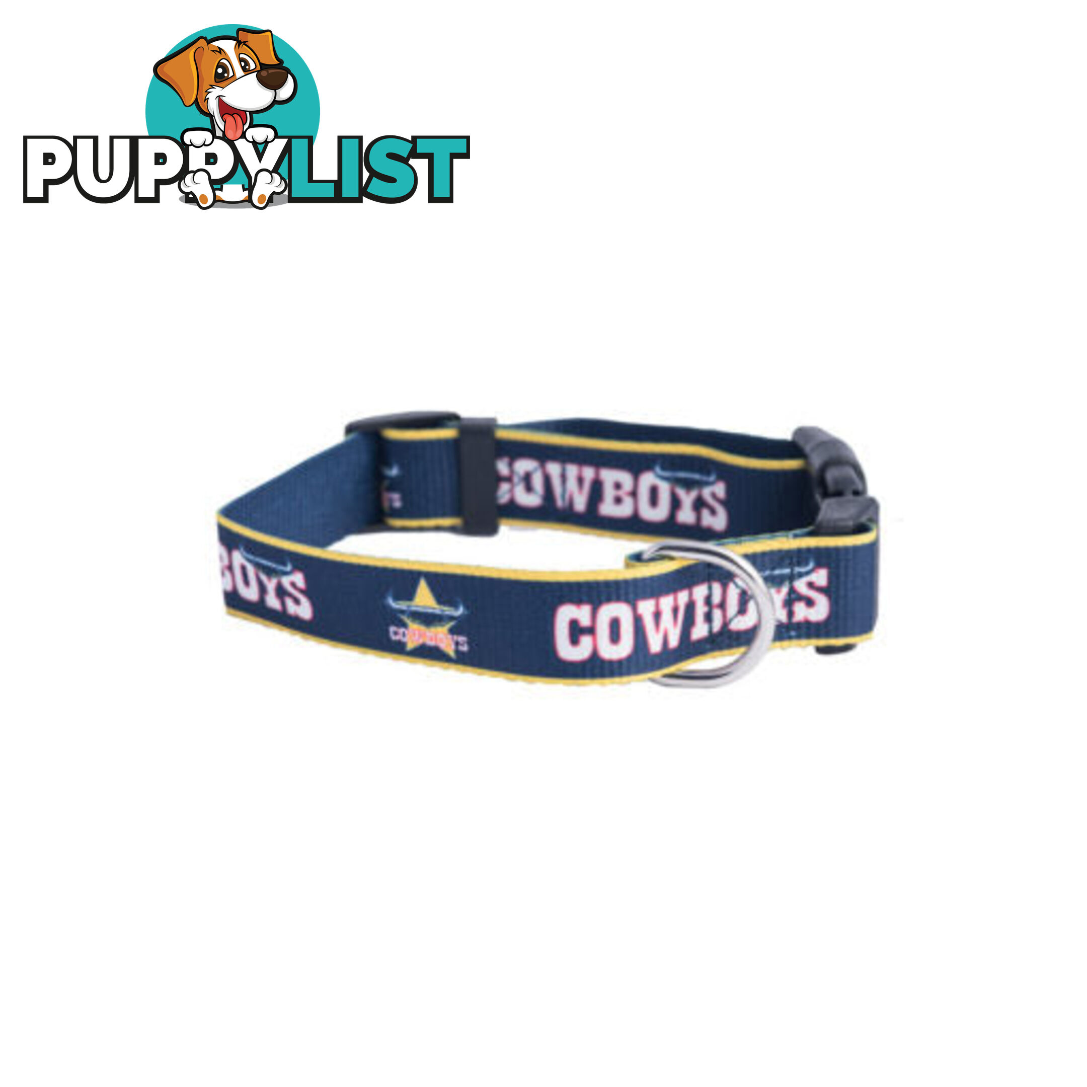 Dog Collars - NRL Footy Pets - FP-COL-L-TIT