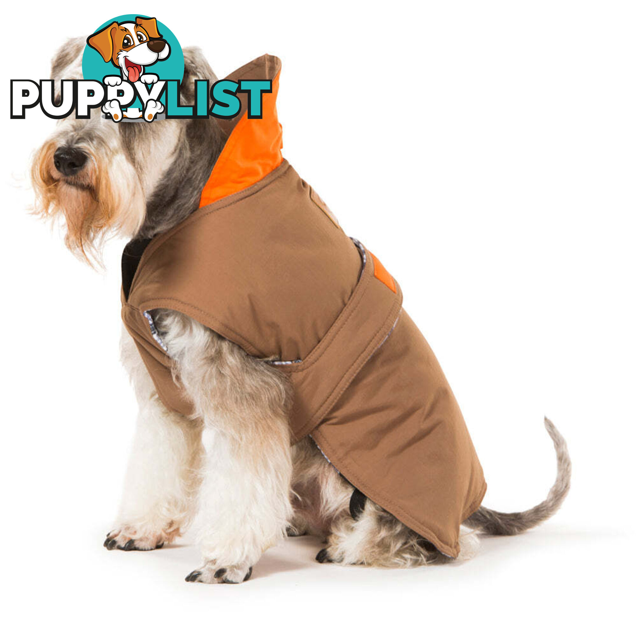 Brown Dog Coat 45cm - V208-CSW-45