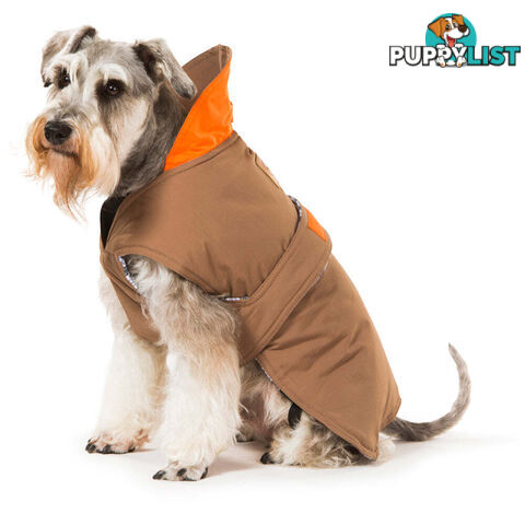 Brown Dog Coat 45cm - V208-CSW-45