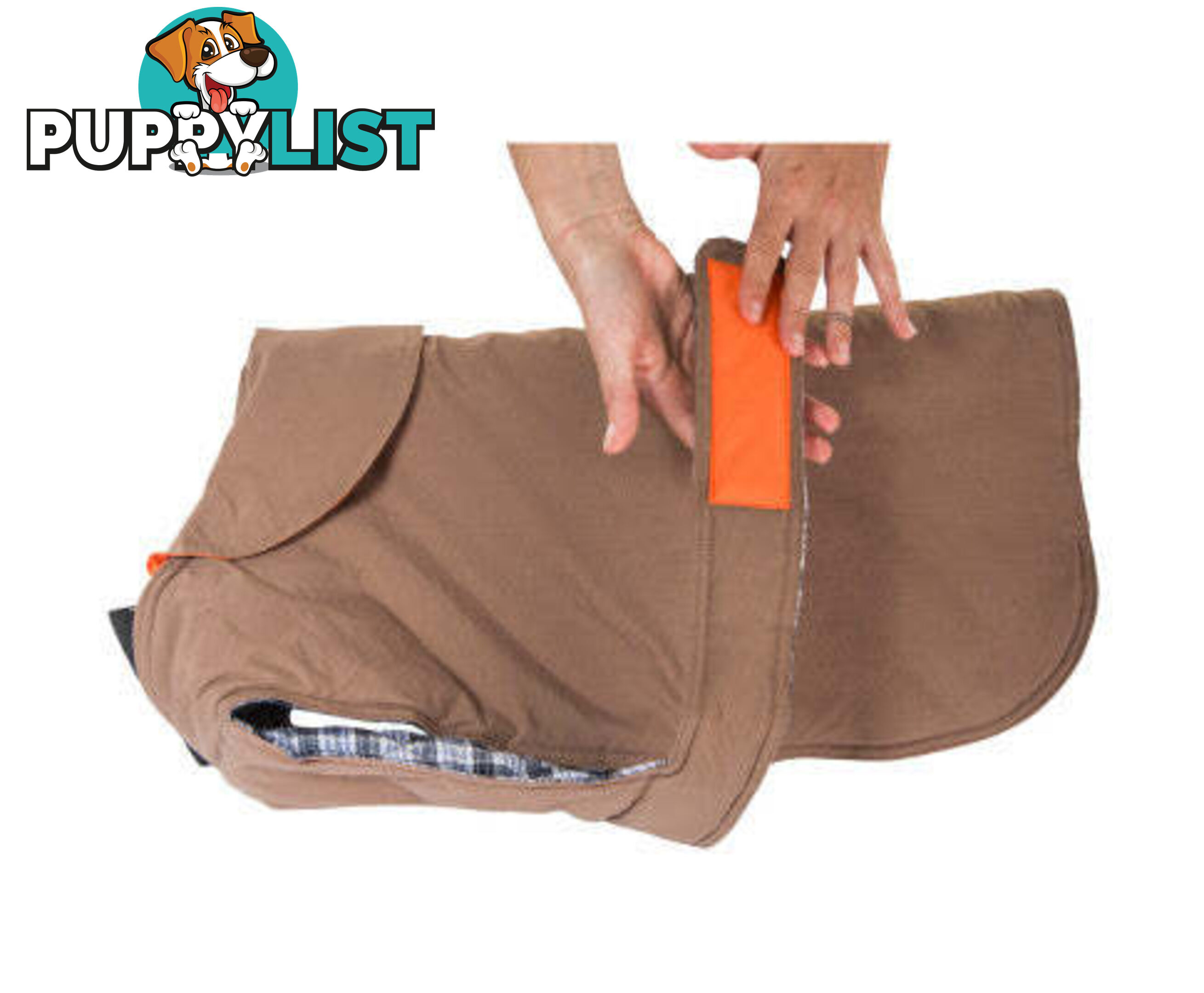 Dog Coat - Brown - 45cm - V208-CSW-45