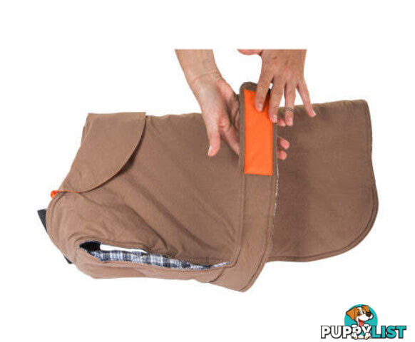 Dog Coat - Brown - 45cm - V208-CSW-45