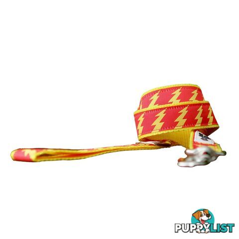 Lightning Bolt Dog Lead / Dog Leash - Hand Made by The Bark Side - TBSLDLIGYEL251.2