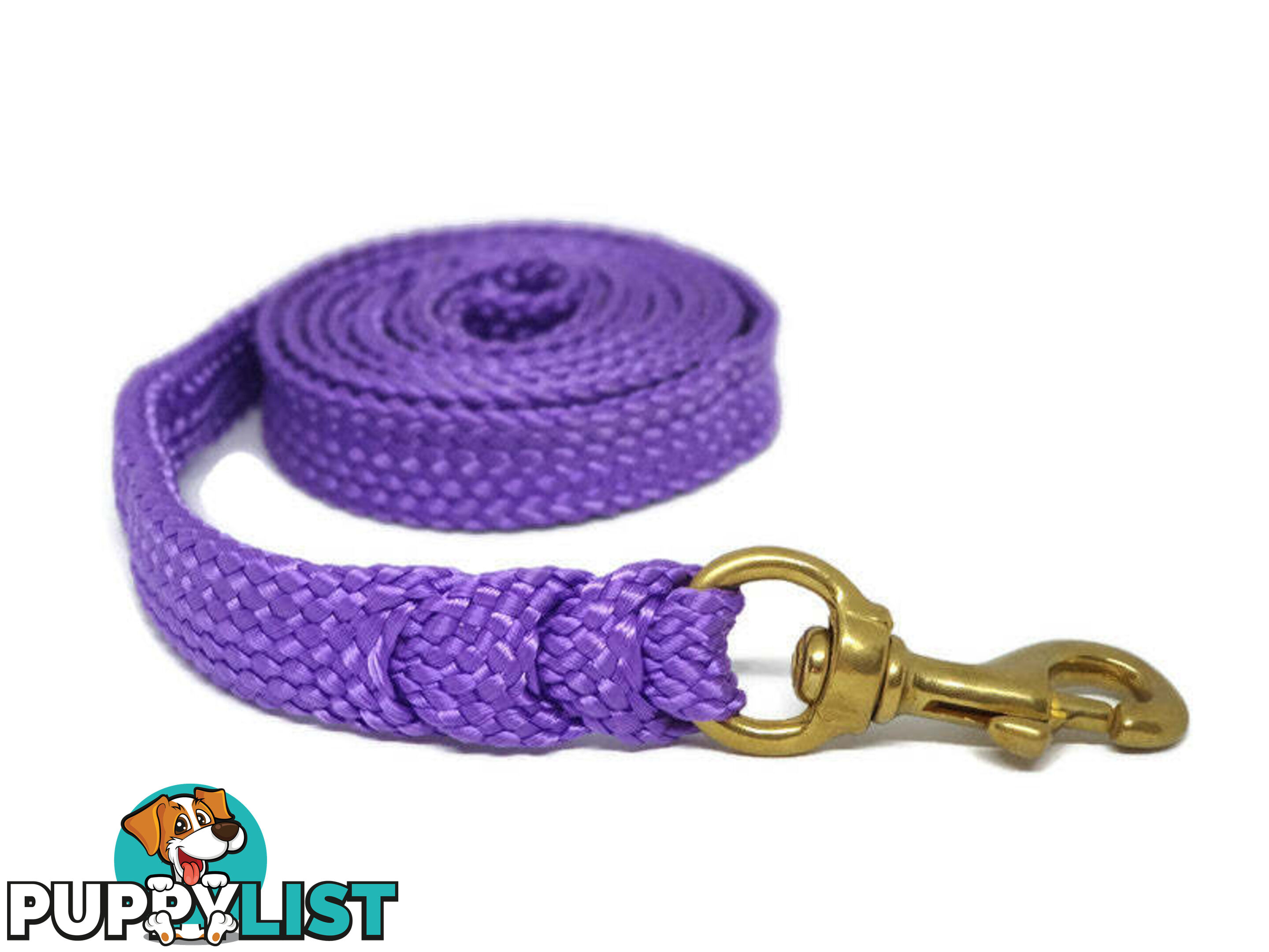 1.8m to 10m Long Dog Lead No Stitching Tough Yarnix 20mm Wide - YNXLD201.8BRPNK