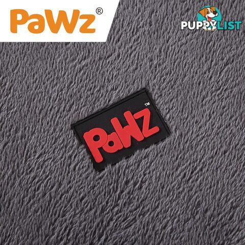 Pet Bed Foldable Dog Puppy Beds Cushion Pad Pads Soft Plush Black PaWz - WB-JC1045-XXL-GR
