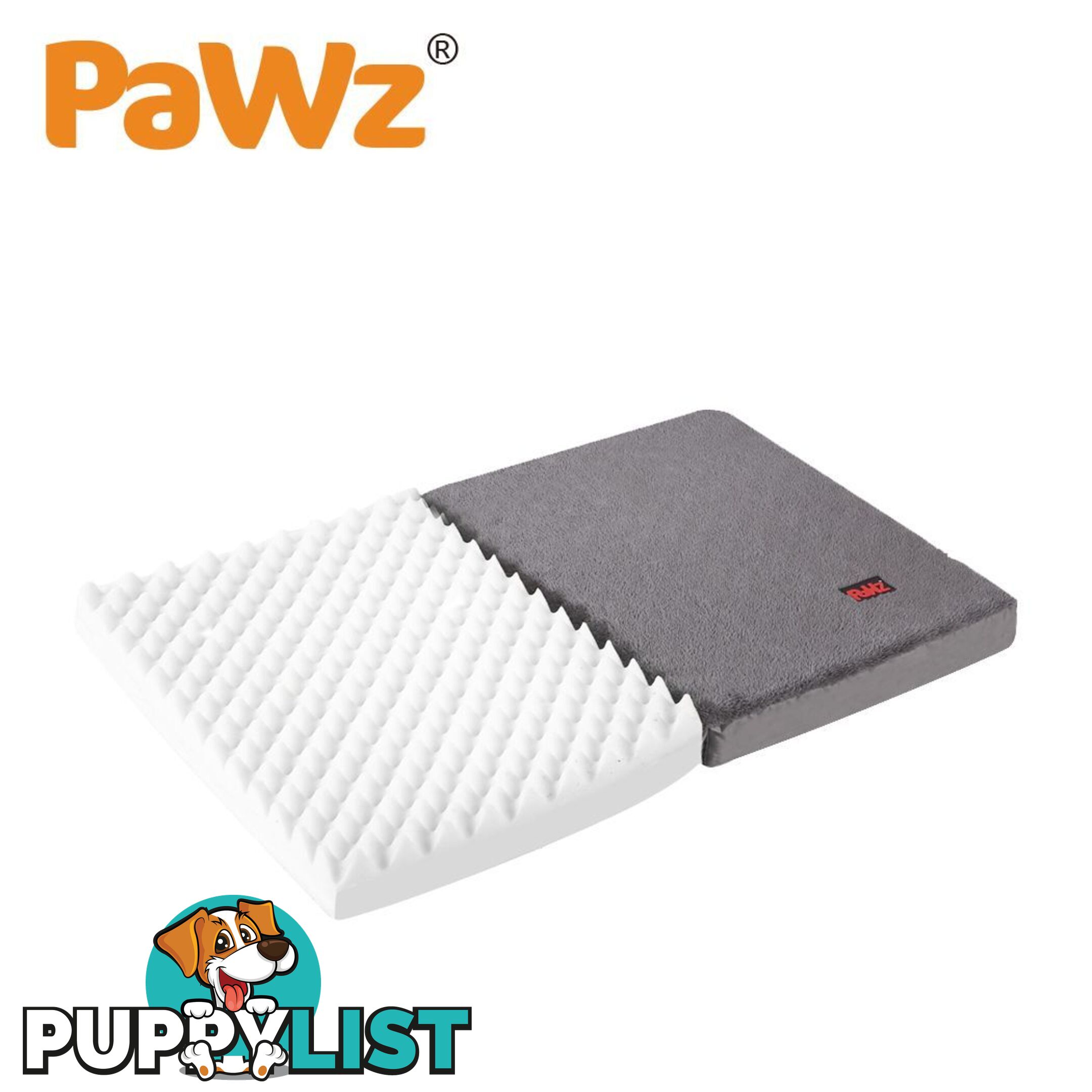 Pet Bed Foldable Dog Puppy Beds Cushion Pad Pads Soft Plush Black PaWz - WB-JC1045-XXL-GR