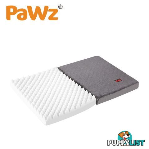 Pet Bed Foldable Dog Puppy Beds Cushion Pad Pads Soft Plush Black PaWz - WB-JC1045-XXL-GR