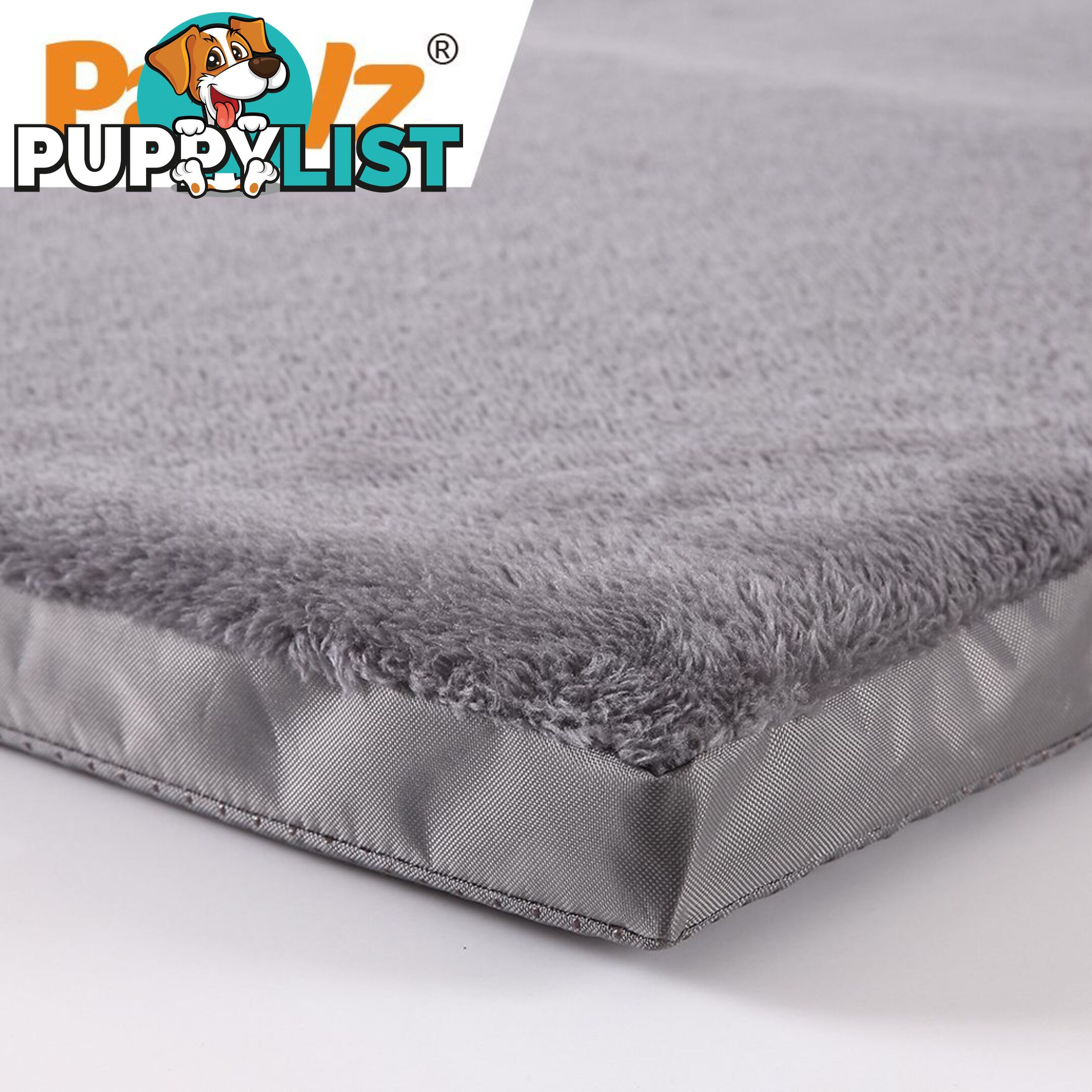Pet Bed Foldable Dog Puppy Beds Cushion Pad Pads Soft Plush Black PaWz - WB-JC1045-XXL-GR