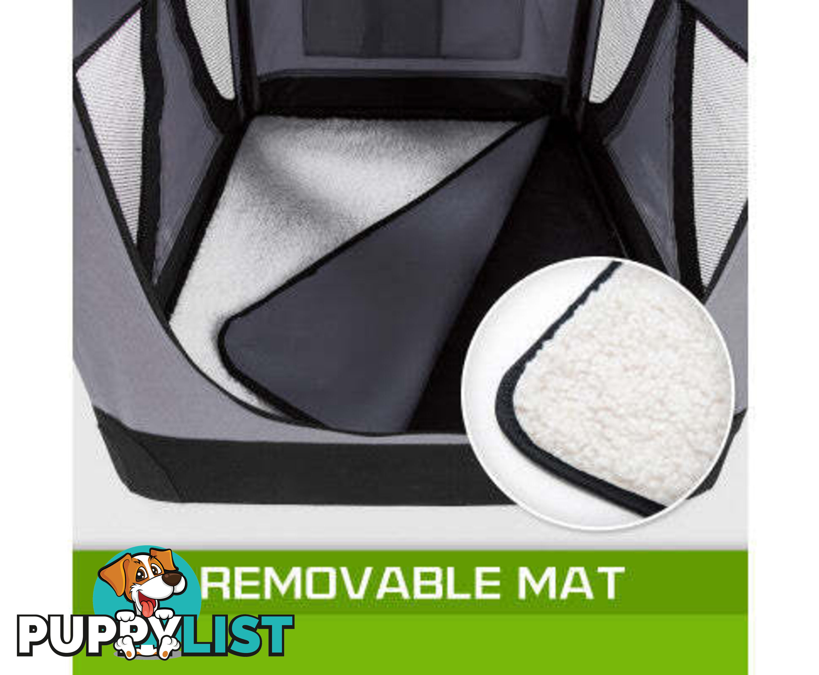 Paw Mate Portable Soft Dog Cage Crate Carrier - V274-PET-02XXXL-BU