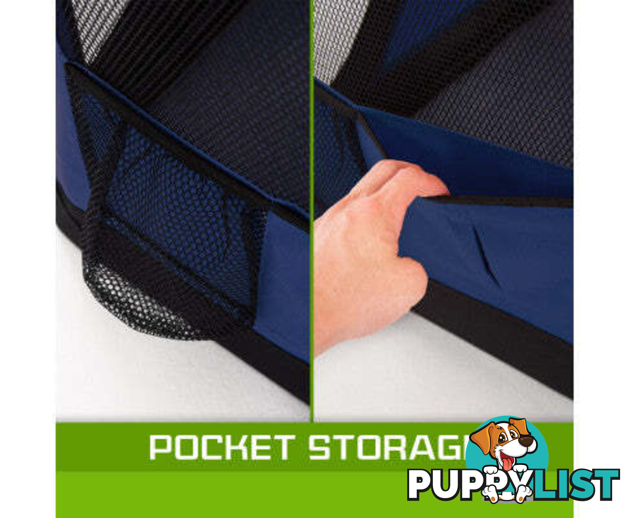 Paw Mate Portable Soft Dog Cage Crate Carrier - V274-PET-02XXXL-BU