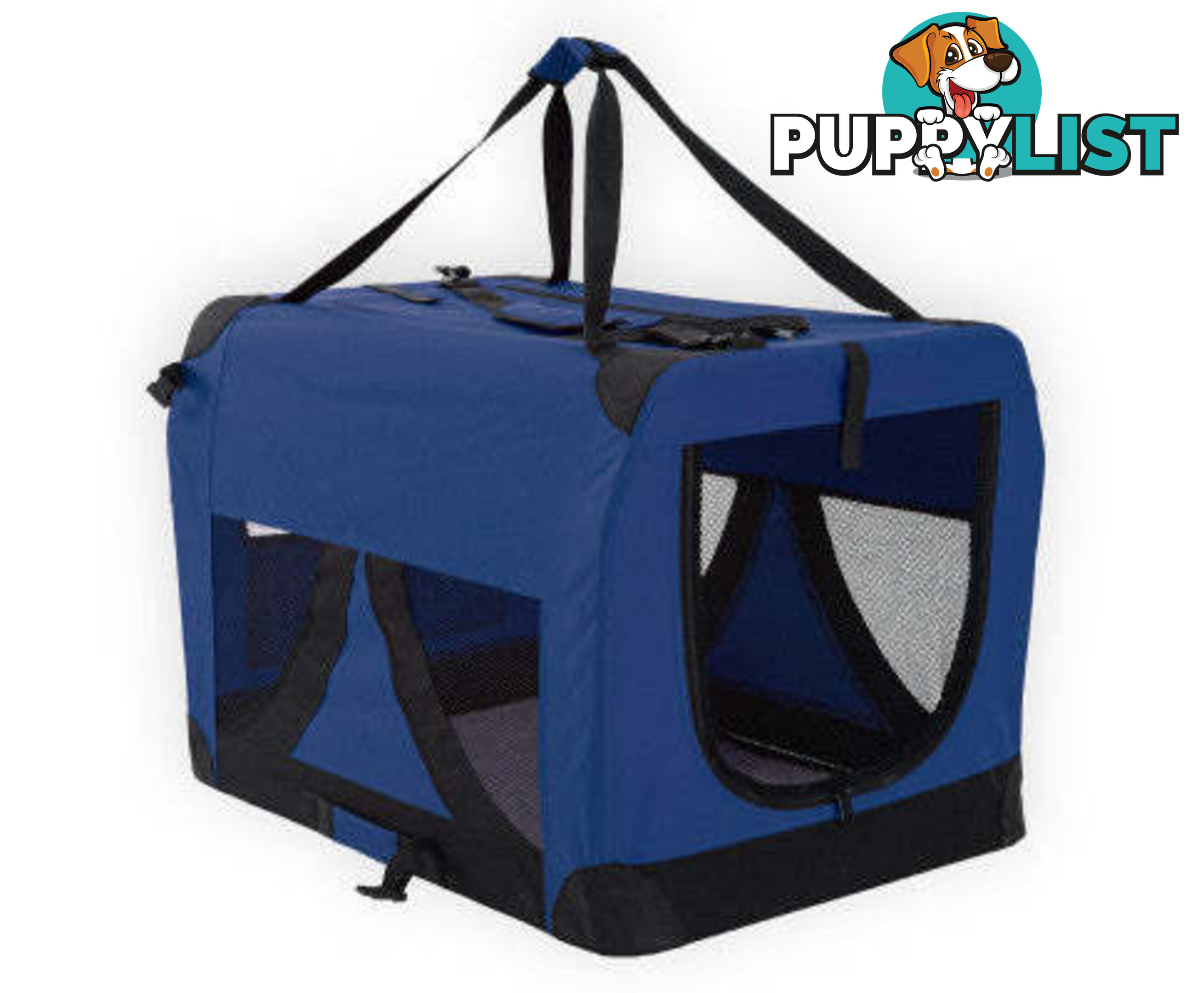 Paw Mate Portable Soft Dog Cage Crate Carrier - V274-PET-02XXXL-BU