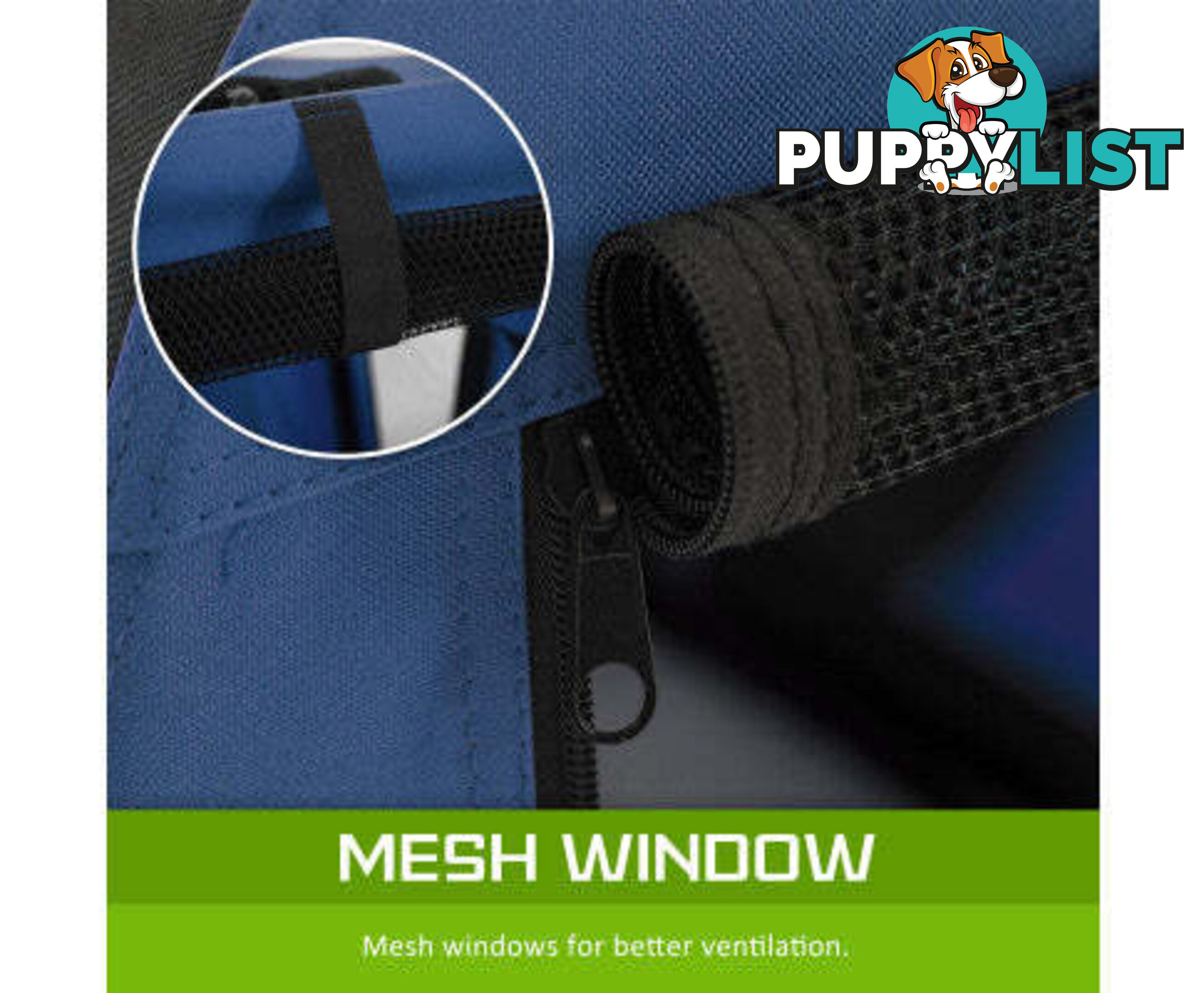 Paw Mate Portable Soft Dog Cage Crate Carrier - V274-PET-02XXXL-BU