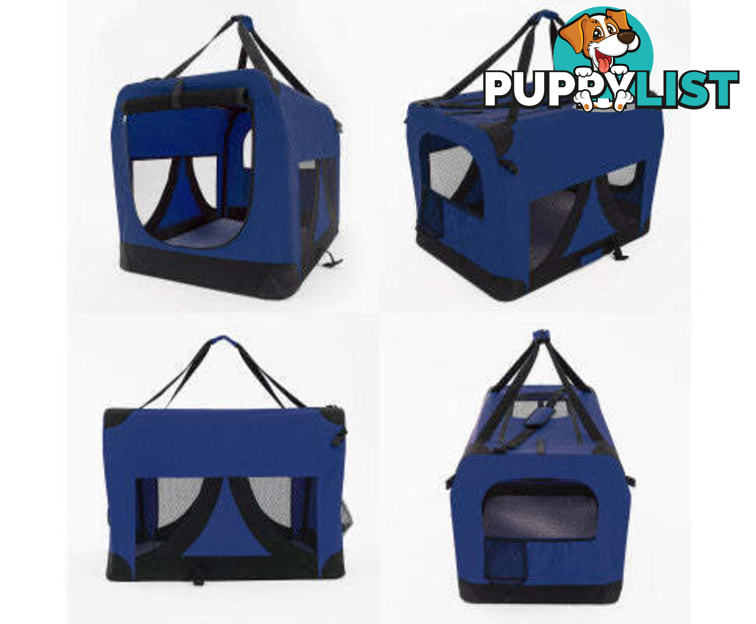 Paw Mate Portable Soft Dog Cage Crate Carrier - V274-PET-02XXXL-BU