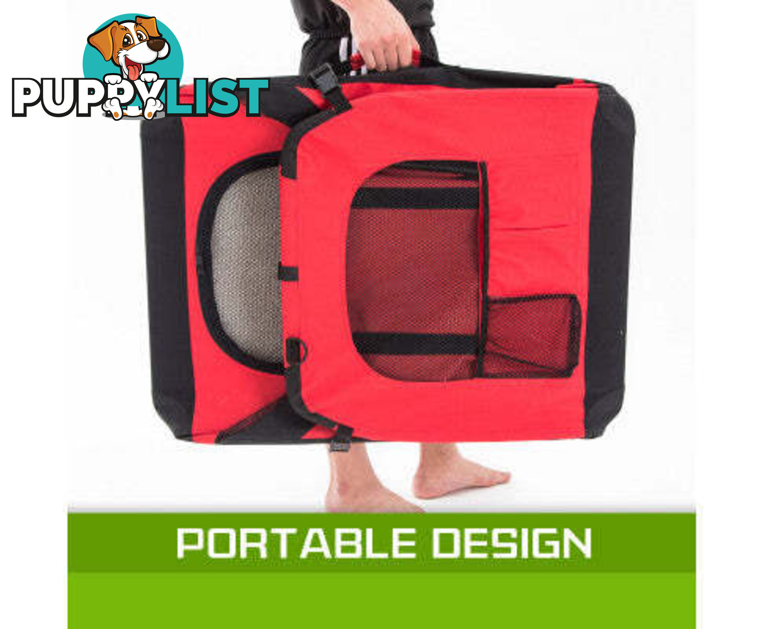 Paw Mate Portable Soft Dog Cage Crate Carrier - V274-PET-02XXXL-BU