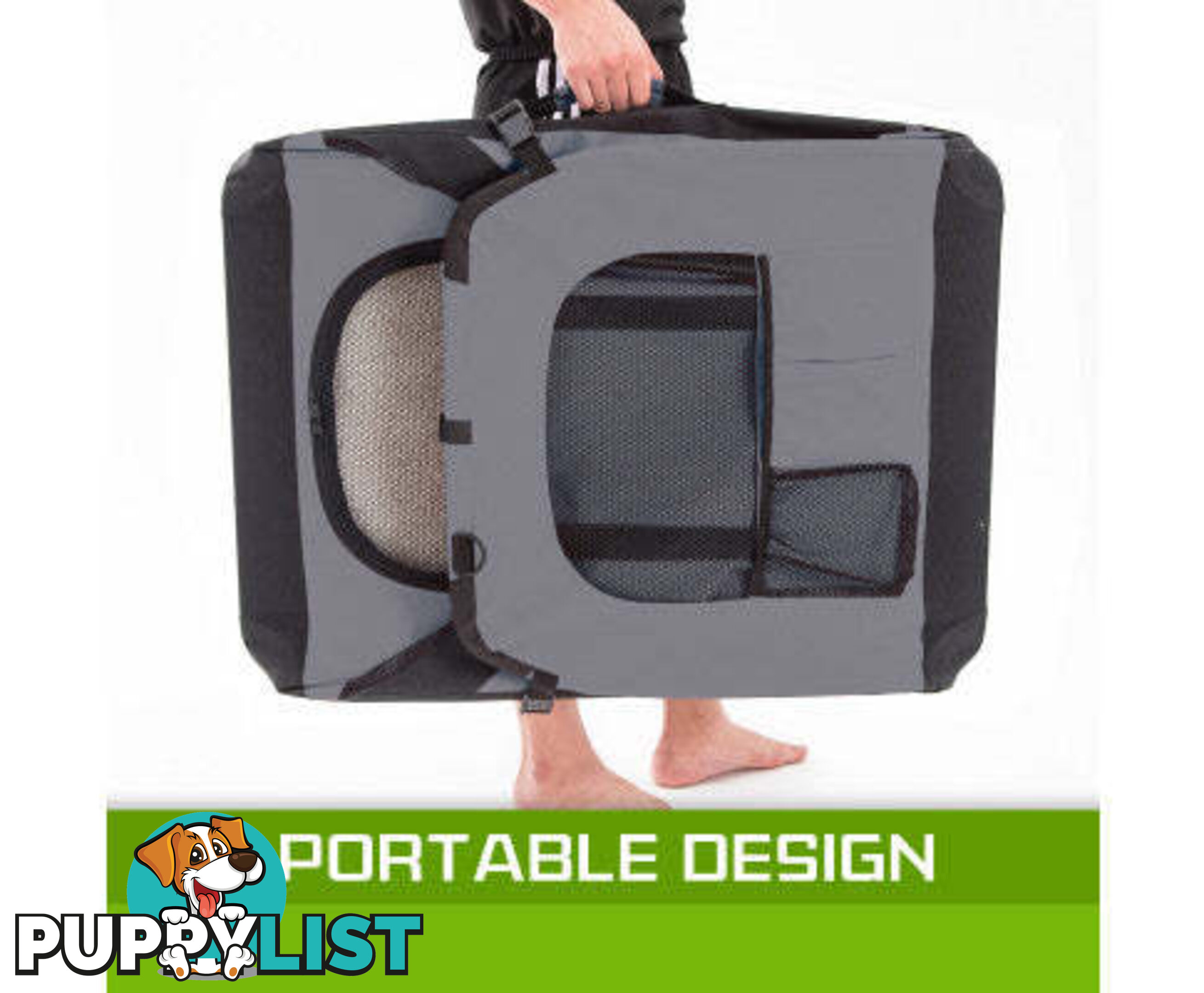 Paw Mate Portable Soft Dog Cage Crate Carrier - V274-PET-02XXXL-BU
