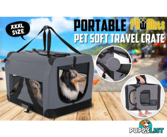 Paw Mate Portable Soft Dog Cage Crate Carrier - V274-PET-02XXXL-BU