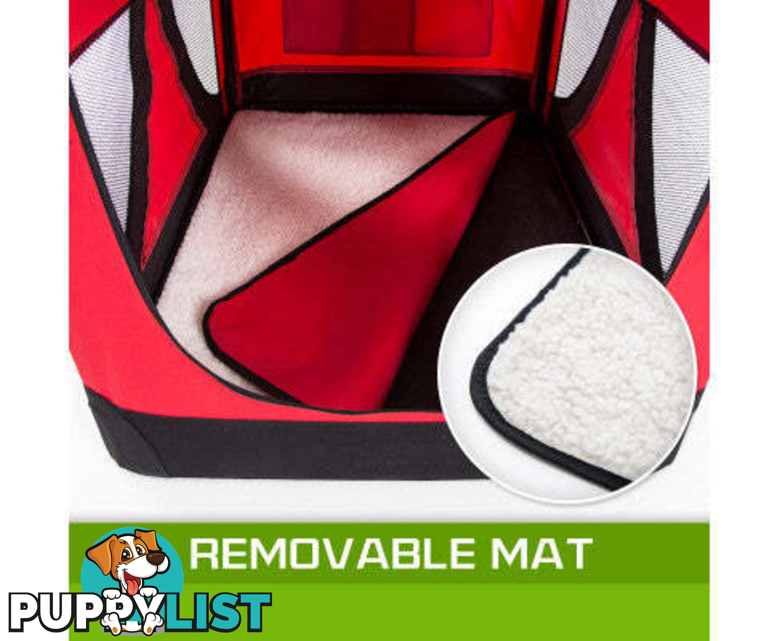 Paw Mate Portable Soft Dog Cage Crate Carrier - V274-PET-02XXXL-BU