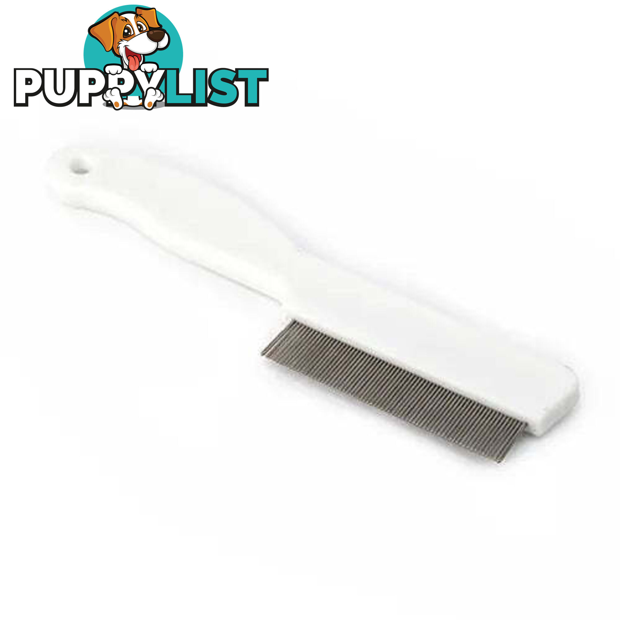PET DUST & FLEA COMB - WHITE - BAINBRIDGE - BB-A7229
