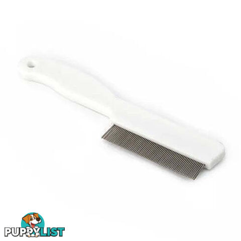 PET DUST & FLEA COMB - WHITE - BAINBRIDGE - BB-A7229