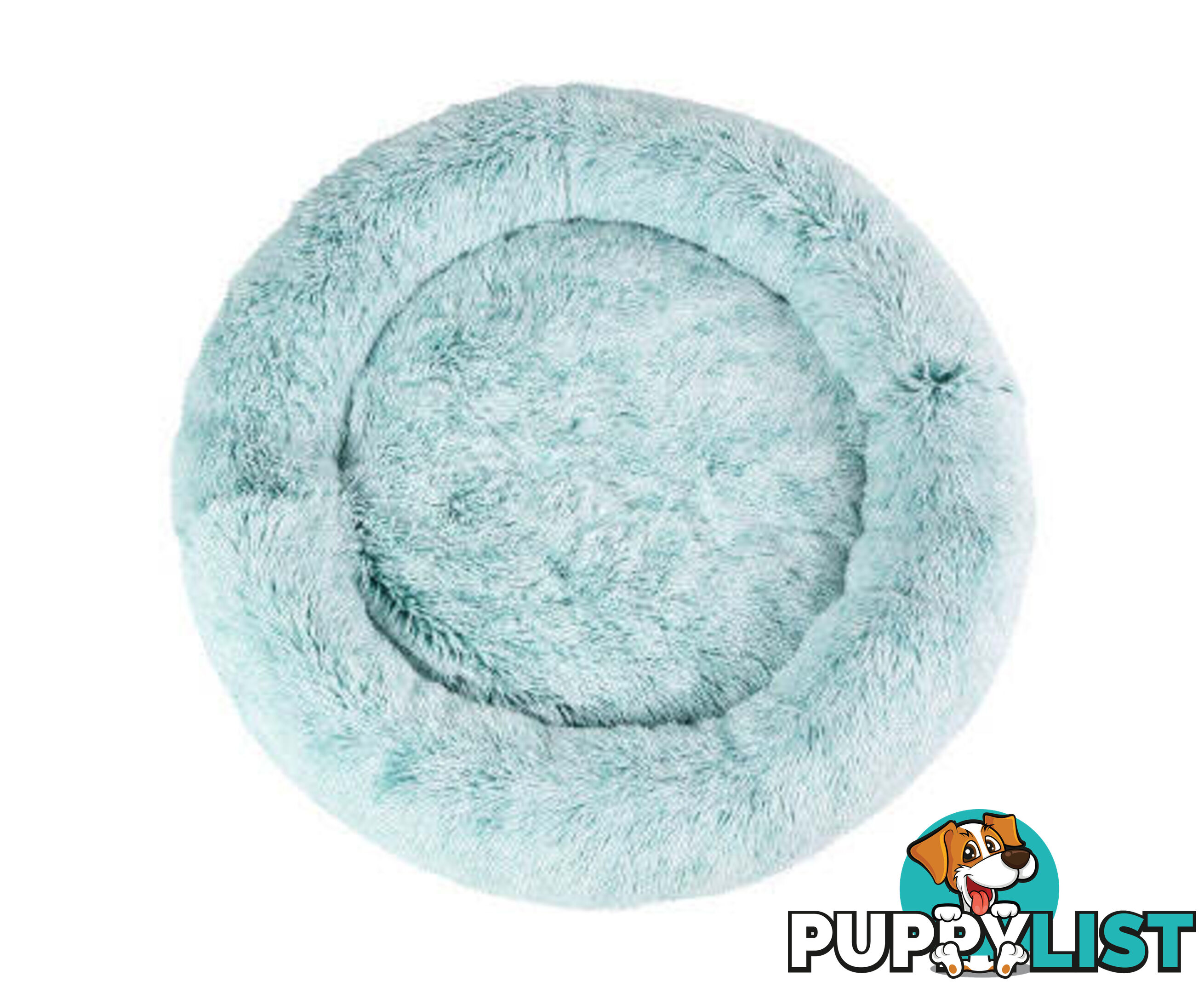 Pet Bed Dog Cat Calming Bed Sleeping Comfy Washable - PET-BED-D90-LTGR