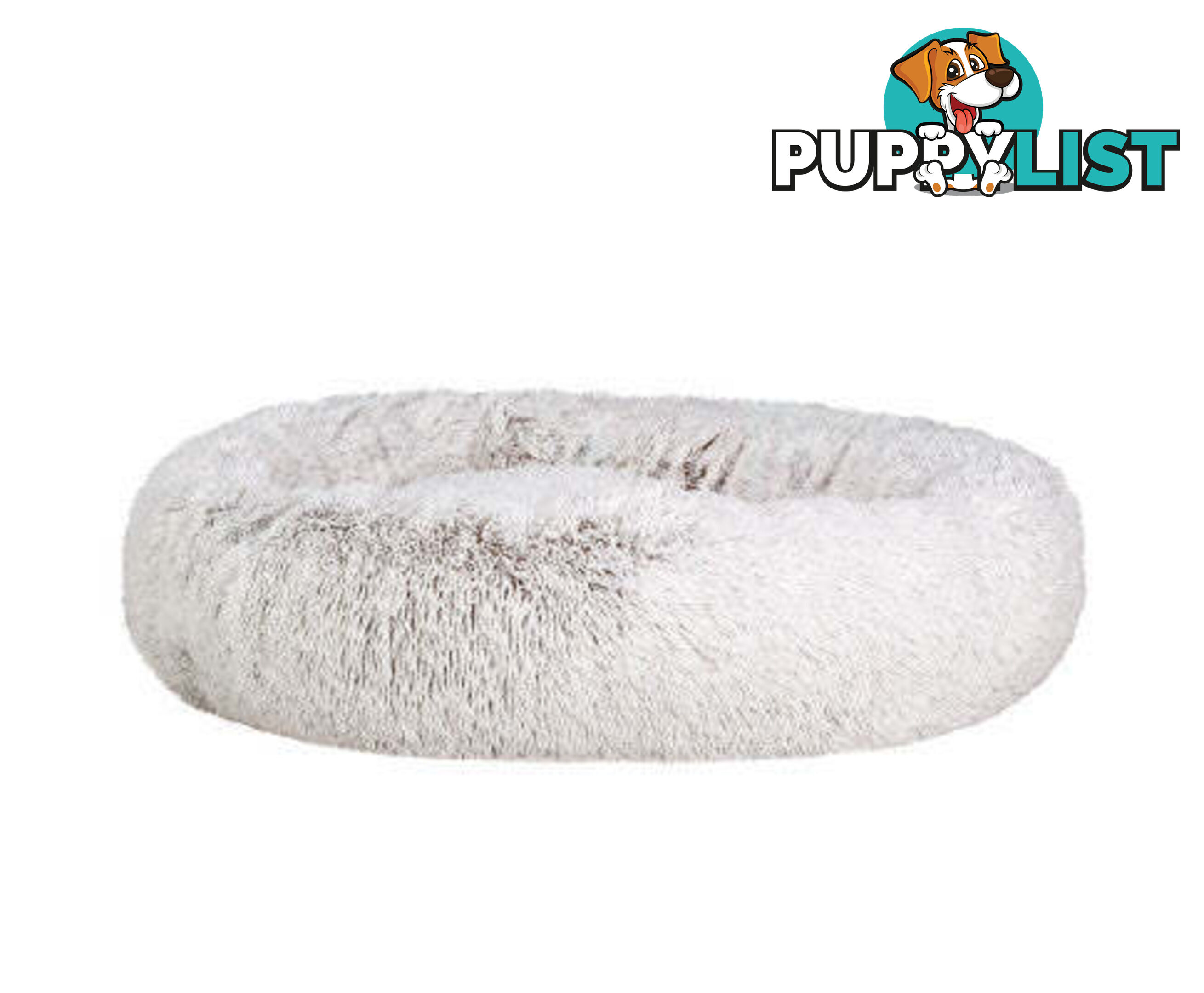 Pet Bed Dog Cat Calming Bed Sleeping Comfy Washable - PET-BED-D90-LTGR