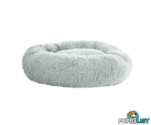 Pet Bed Dog Cat Calming Bed Sleeping Comfy Washable - PET-BED-D90-LTGR