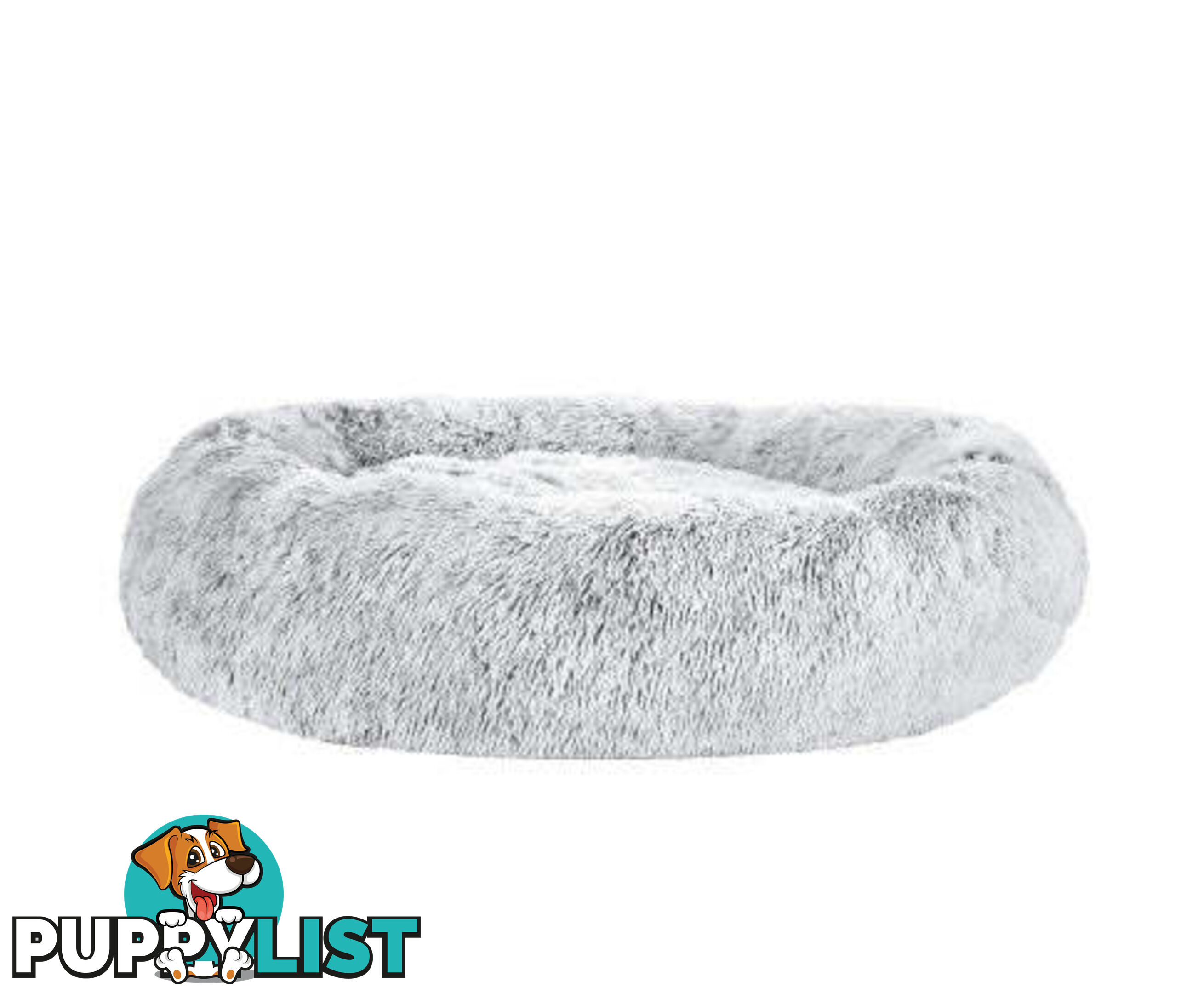 Pet Bed Dog Cat Calming Bed Sleeping Comfy Washable - PET-BED-D90-LTGR